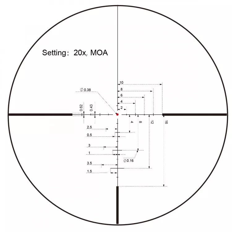 комплектация Vector Optics Continental X8 3-24х56 SFP Hunting ED (SCOL-50)
