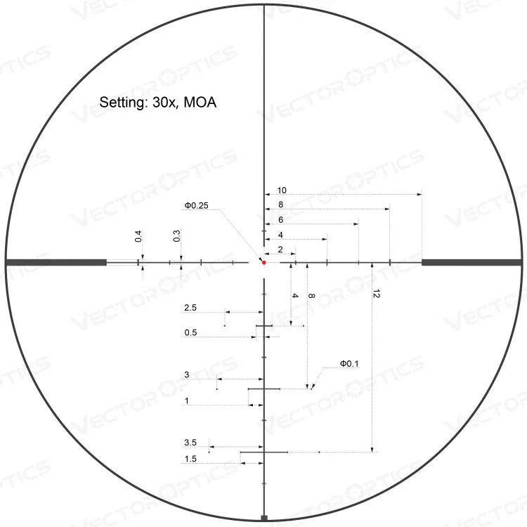 преимущества Vector Optics Continental X8 4-32х56 SFP ED Hunting (SCOL-51)