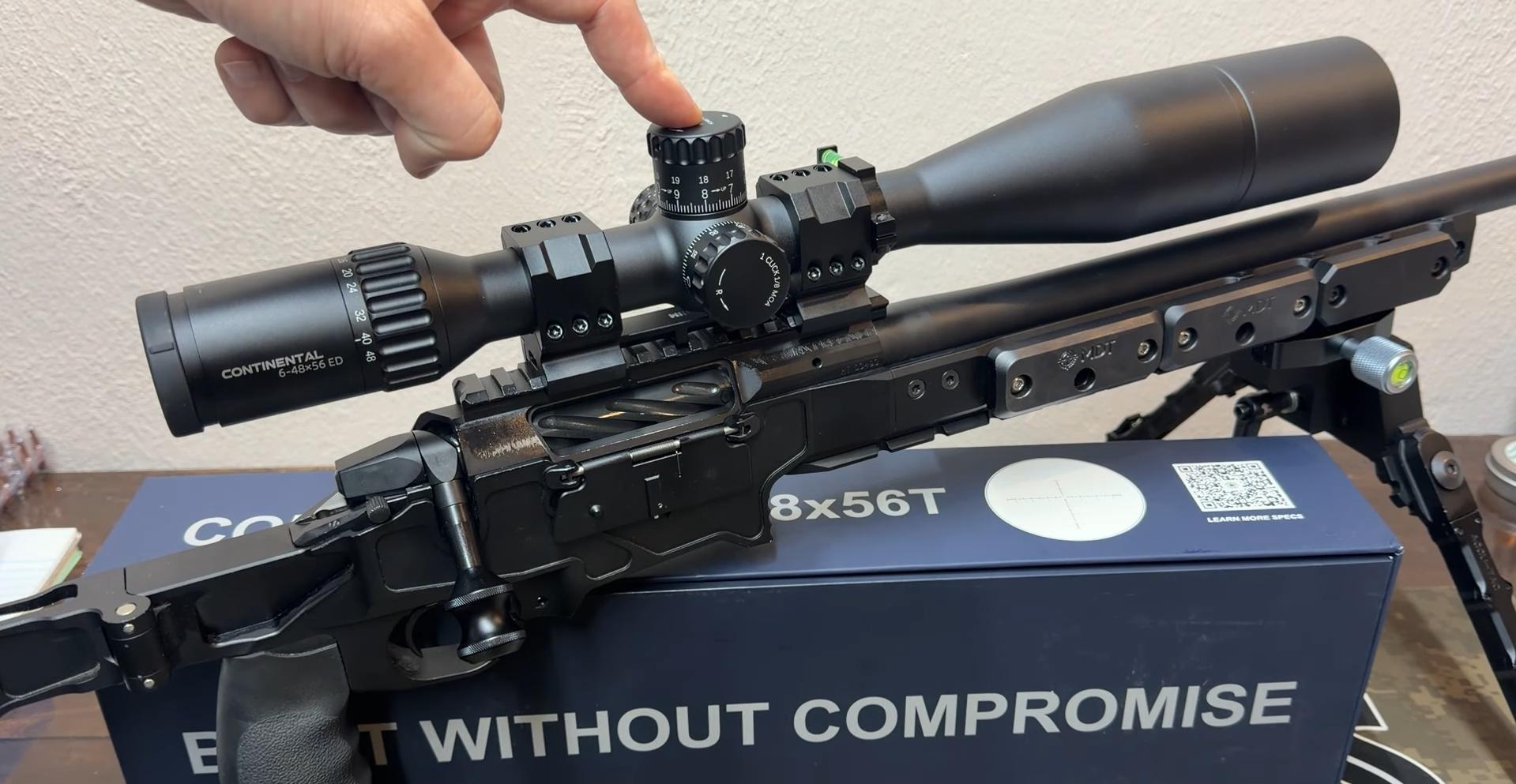 оптический прицел модель Vector Optics Continental X8 6-48x56 ED MIL TACTICAL (SCOL-TM52)