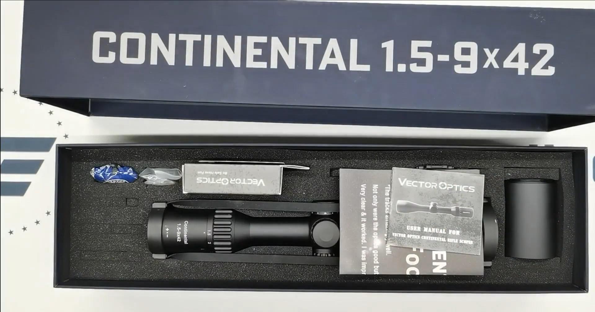 оптический прицел модель Vector Optics Continental x6 1,5-9x42 G4 Hunting SFP (SCOM-23)