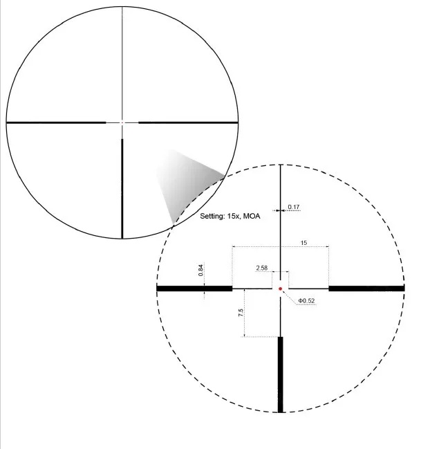 комплектация Vector Optics Continental x6 1,5-9x42 G4 Hunting SFP (SCOM-23)