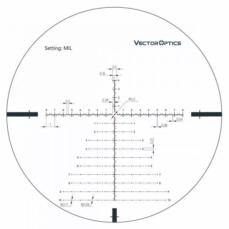 оптический прицел Vector Optics Continental x6 3-18x50 FFP VCT-34 (SCFF-28)