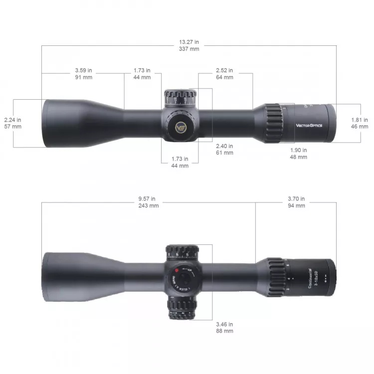 оптический прицел Vector Optics Continental x6 3-18x50 FFP VEC-MBR (SCFF-43)