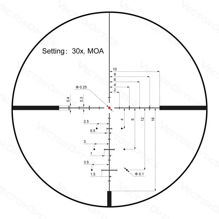 внешний вид Vector Optics Continental x6 5-30х56 Hunting SFP CDM (SCOL-X22)