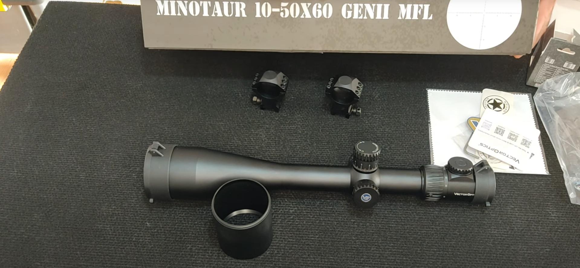 особенности Vector Optics Minotaur GENII 10-50x60 MFL SFP (SCOL-39)