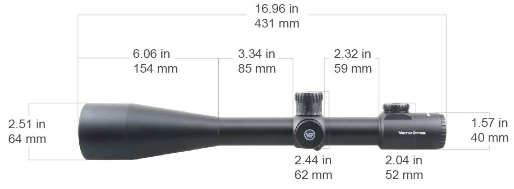 оптический прицел Vector Optics Minotaur GENII 46x60 MFL SFP (SCOL-41)