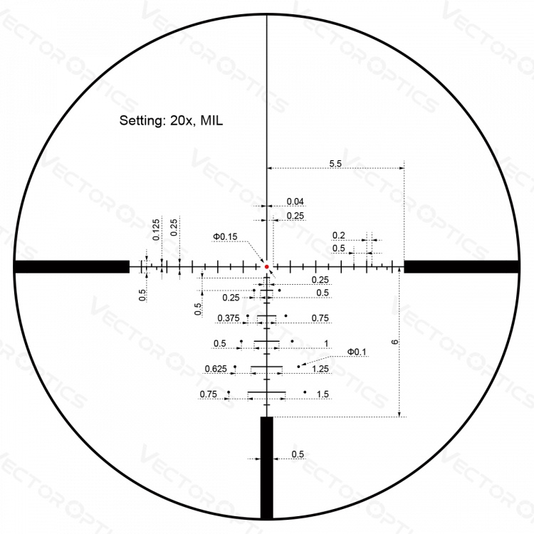 комплектация Vector Optics Paragon 4-20x50 1 Tactical SFP (SCOL-T44)
