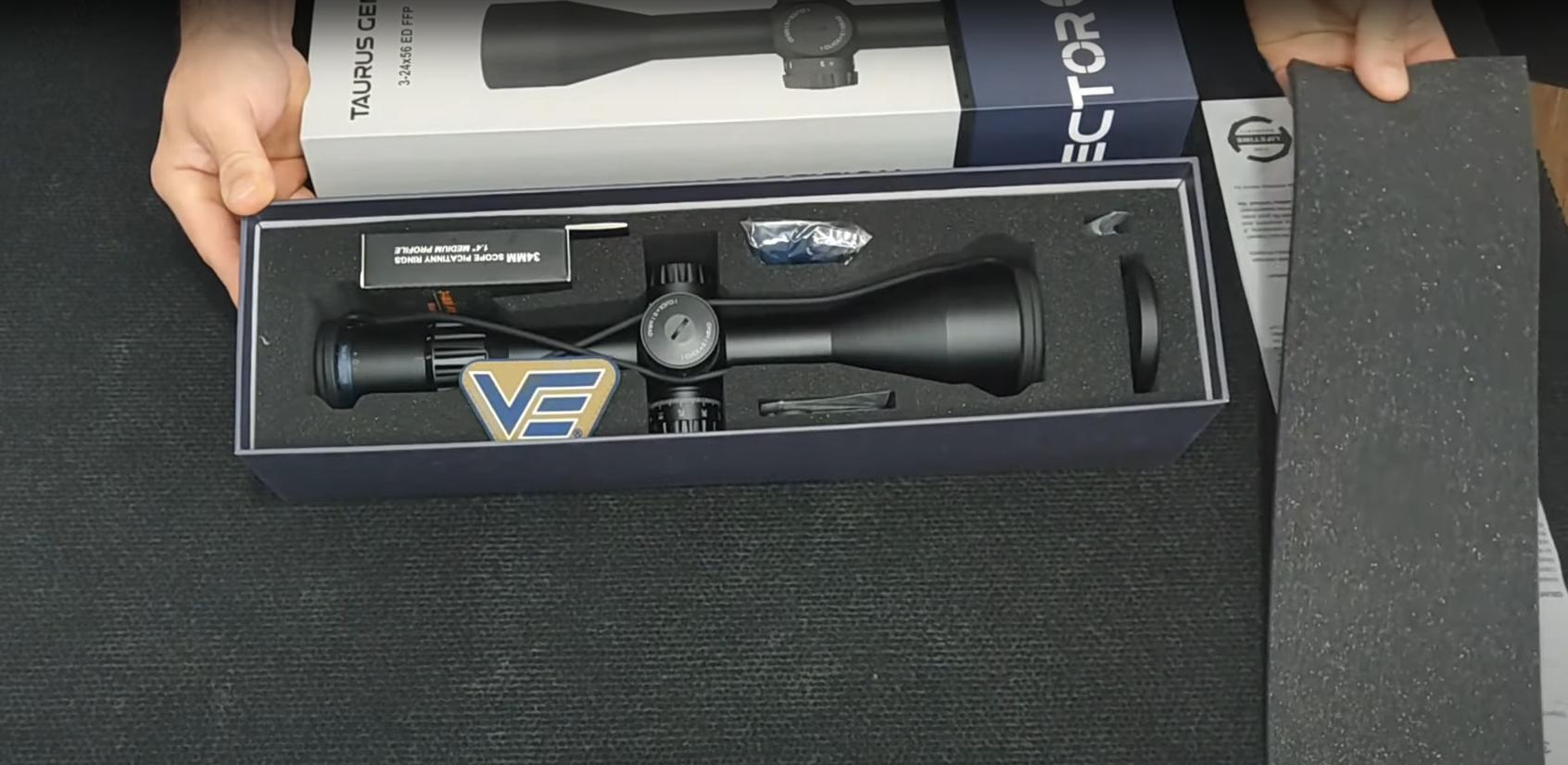 оптический прицел модель Vector Optics Taurus GENII 3-24x56 ED FFP (SCFF-33)