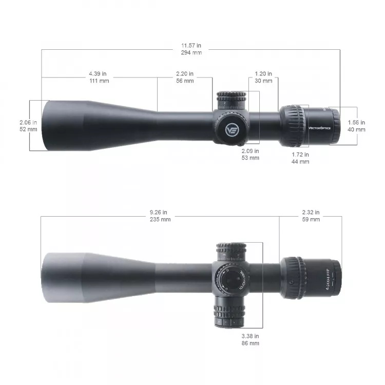 комплектация Vector Optics Veyron 6-24x44 IR FFP (SCFF-37)