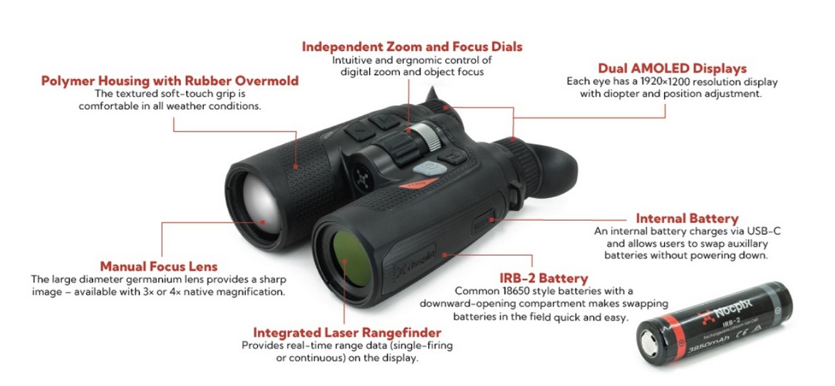 бинокль тепловизионный Nocpix Quest S50R