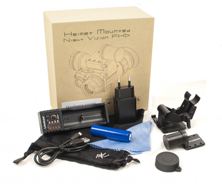 комплектация монокуляра ночного видения Sturman NVG10