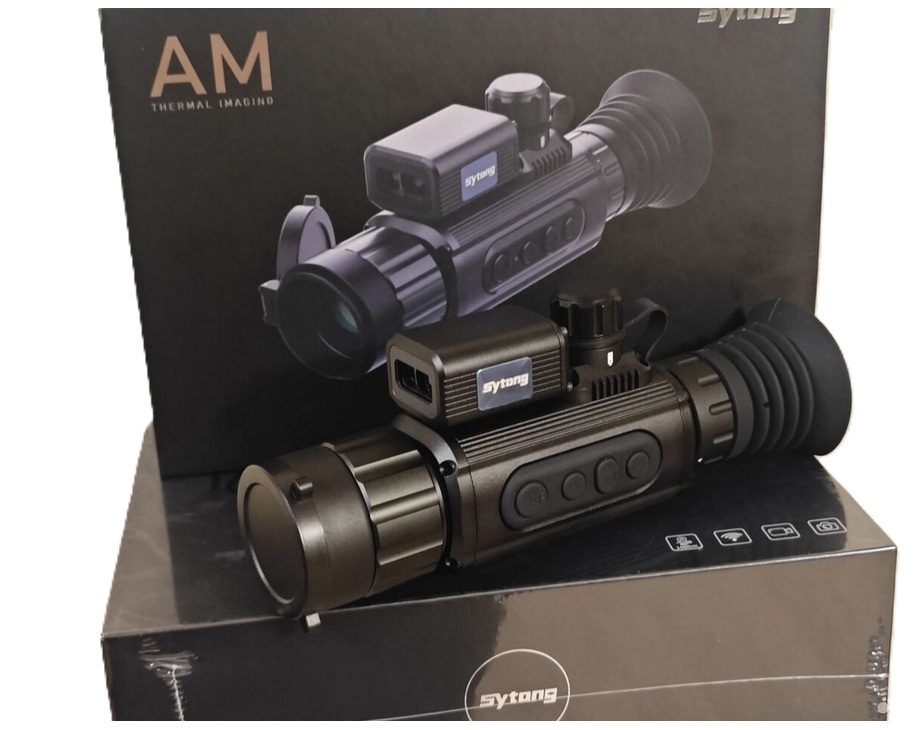 Sytong AM06-35LRF с дальномером в работе